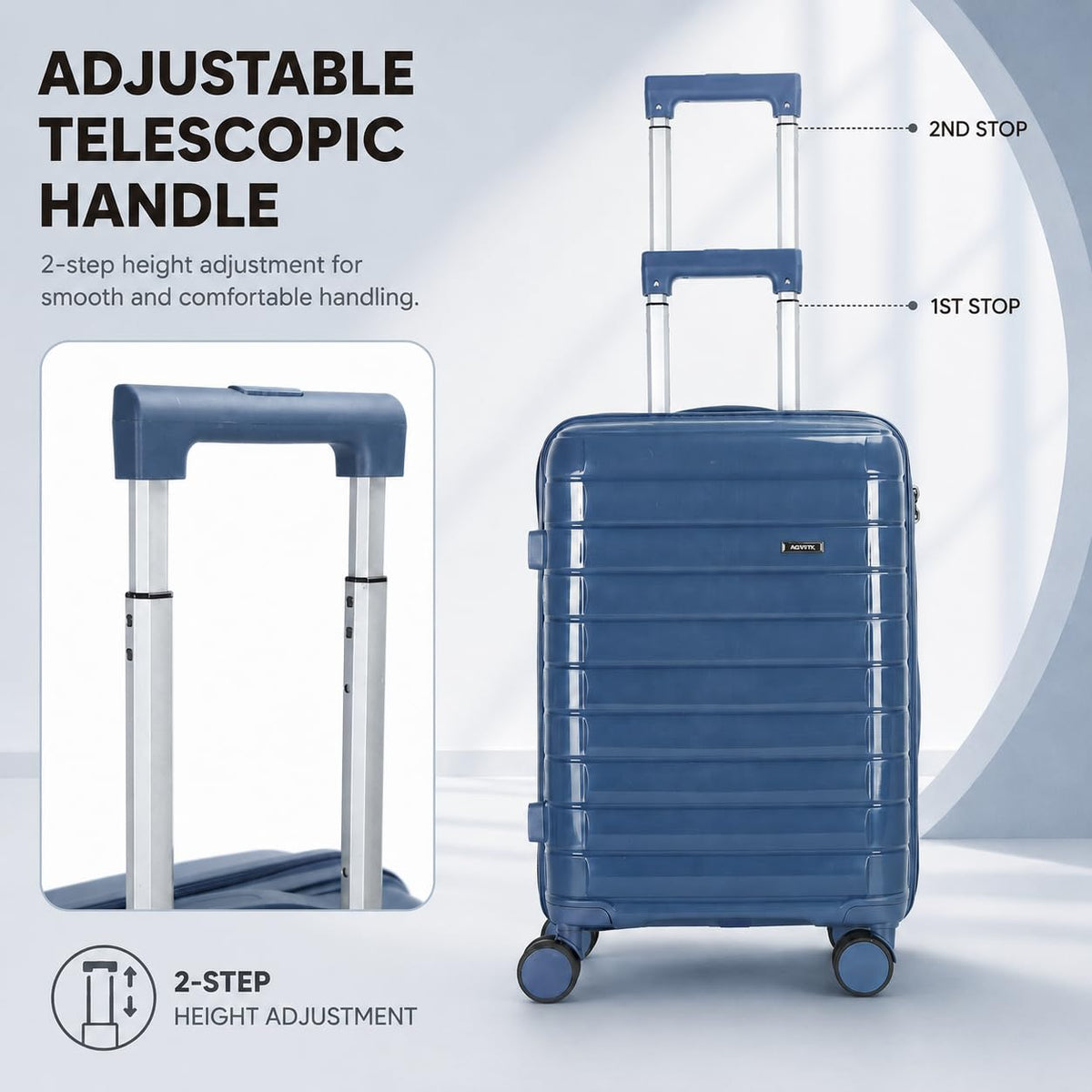 20 Inch Lightweight Hard Shell Spinner Luggage J927810