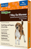 Small Dogs 7 Way DeWormer 6 Count Pack of 3 V39914