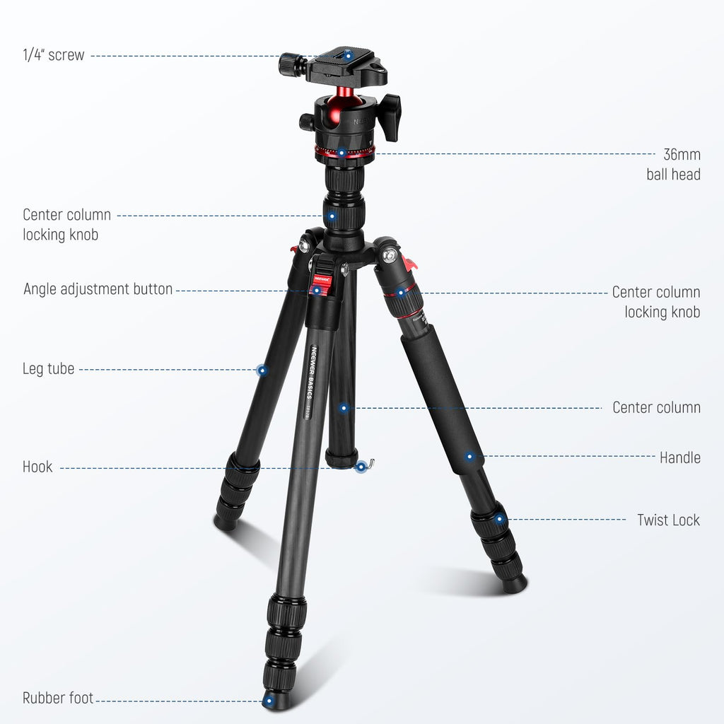 Carbon Fiber Travel Tripod Monopod N9892