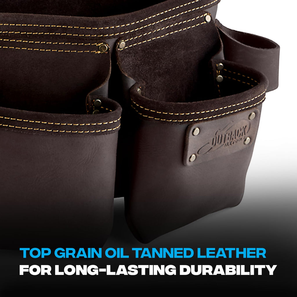 Leather Tool Belt with Suspenders Size L B10103