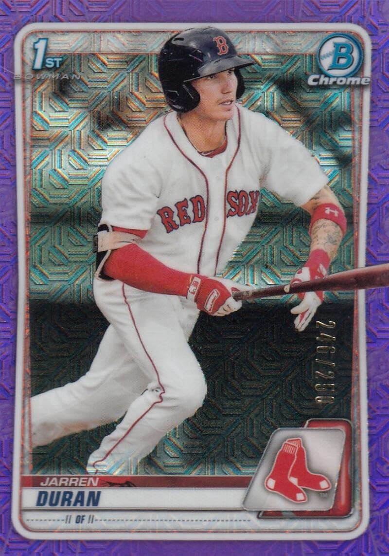 2020 Bowman Chrome Prospect Mojo Refractors Purple Baseball Trading Card Z801