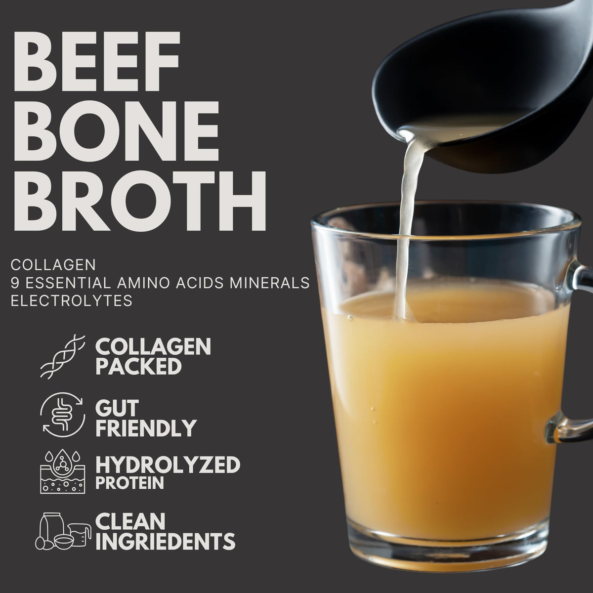 Bone Broth Packets 18g Protein 12 Ct Q331787