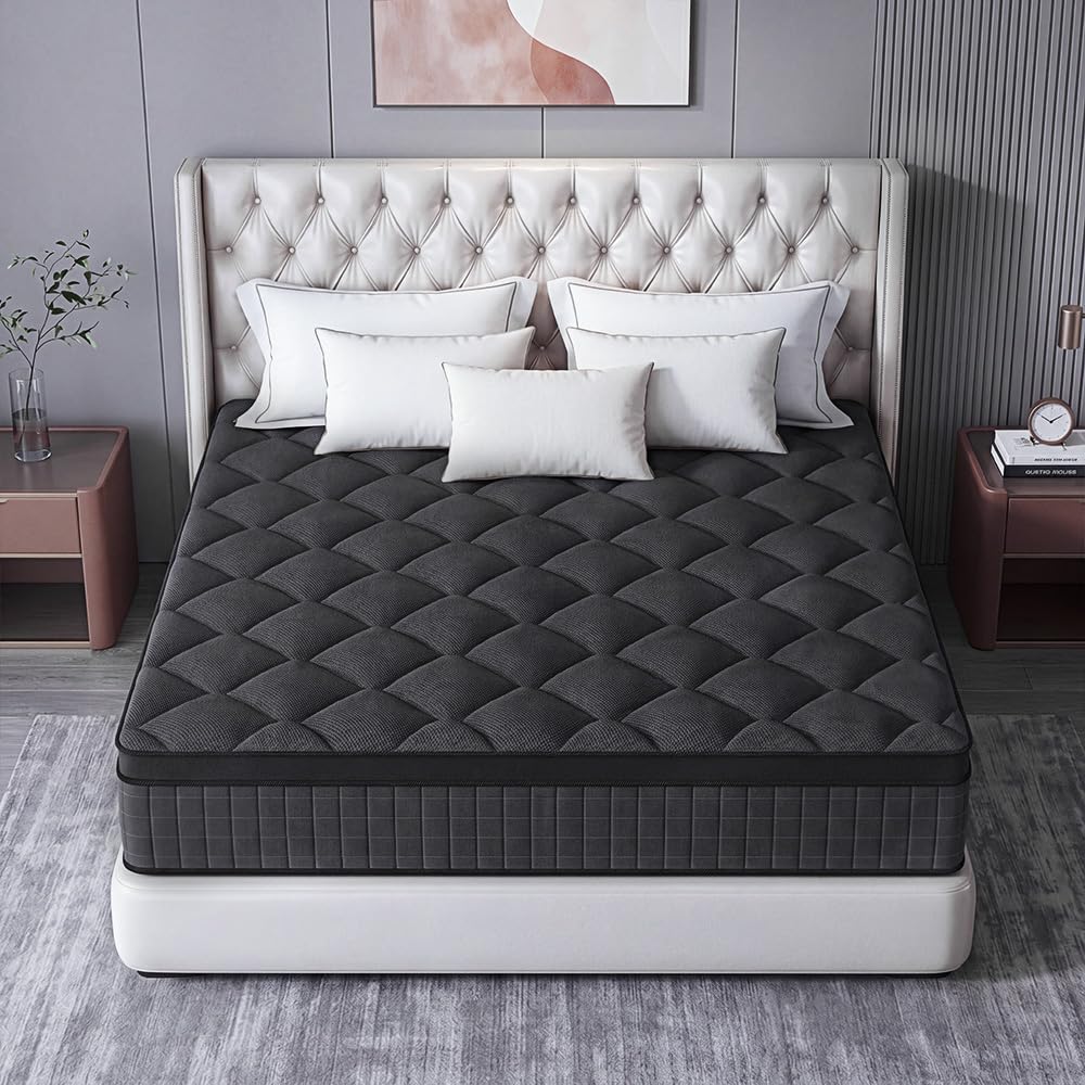 Queen 14 Inch Medium Firm Hybrid Mattress Z42685