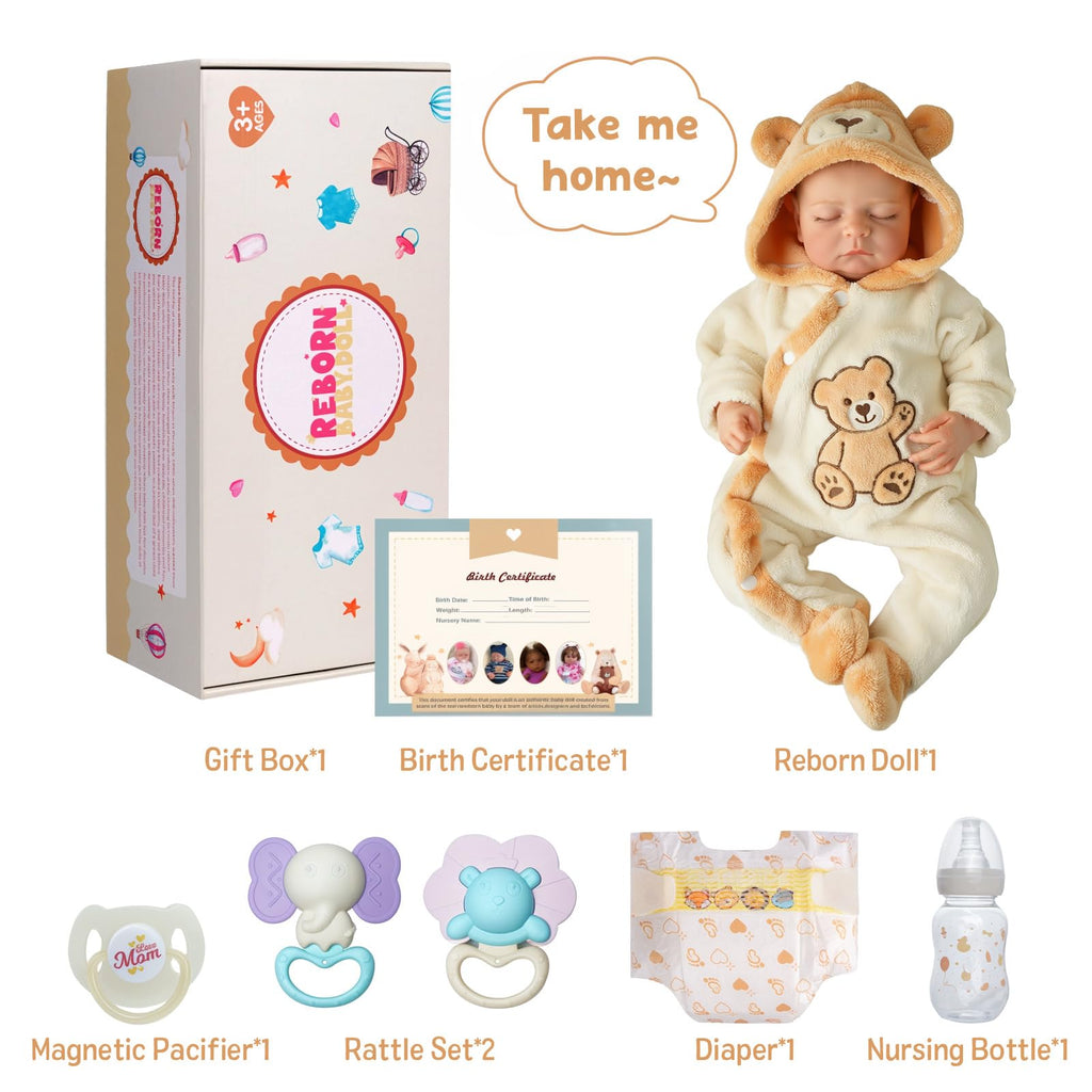 17 Inch Reborn Baby Dolls Boy B9003
