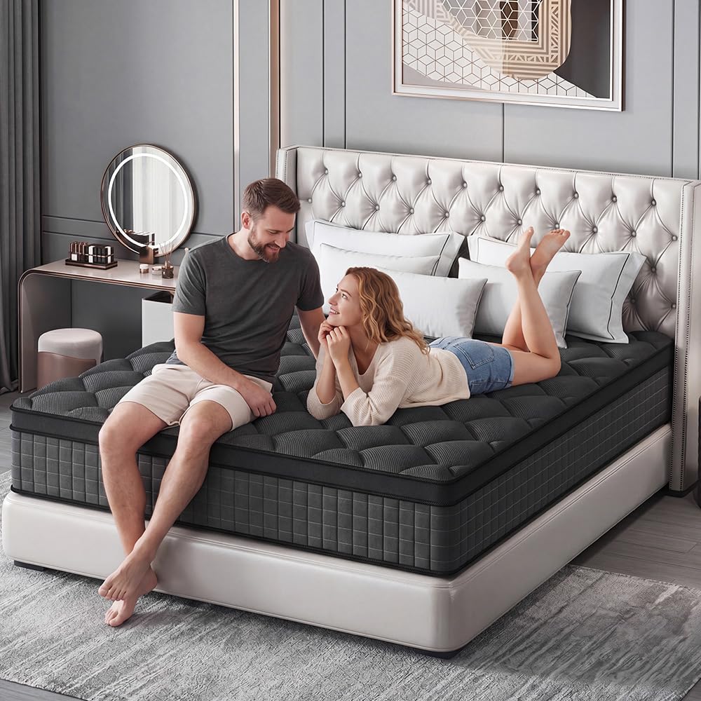 Queen 14 Inch Medium Firm Hybrid Mattress Z42685