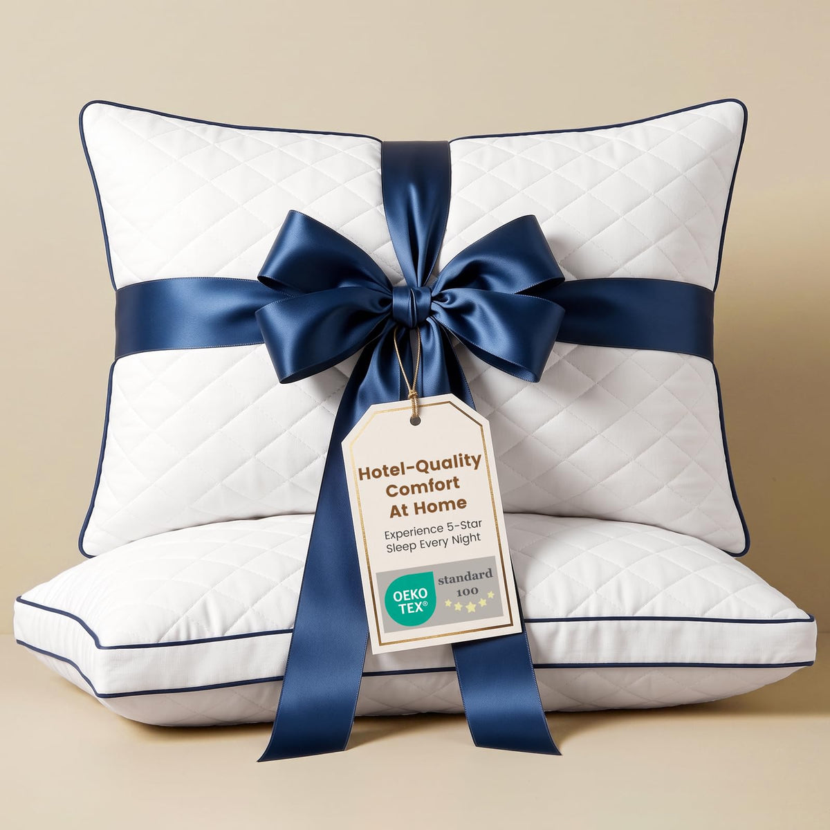 Shredded Memory Foam Pillows King Size Set of 2 L17923