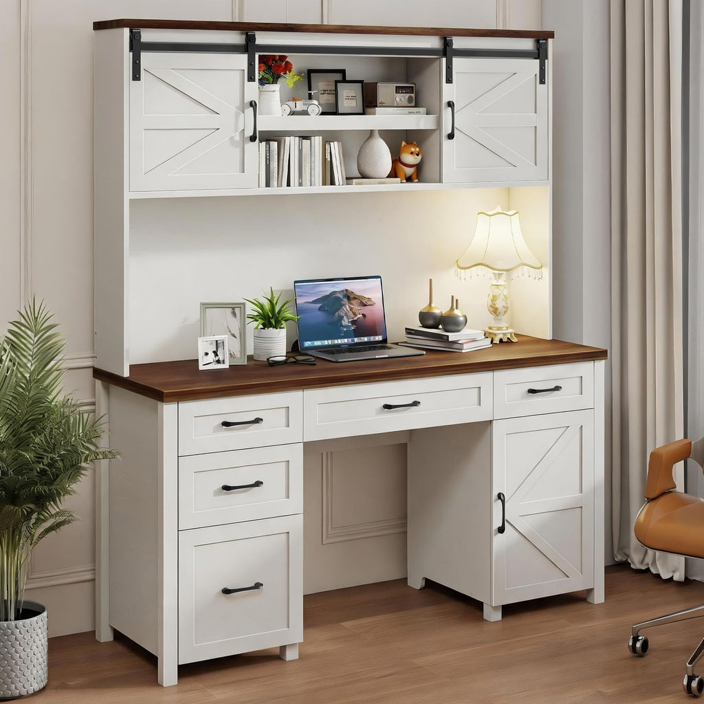 67" Executive Desk with File Drawer W730