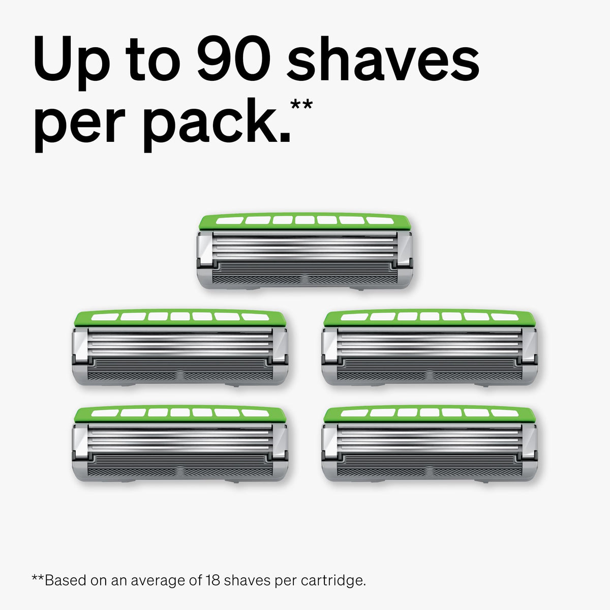 3-Blade Sensitive Razor Refills 5 ct N523259