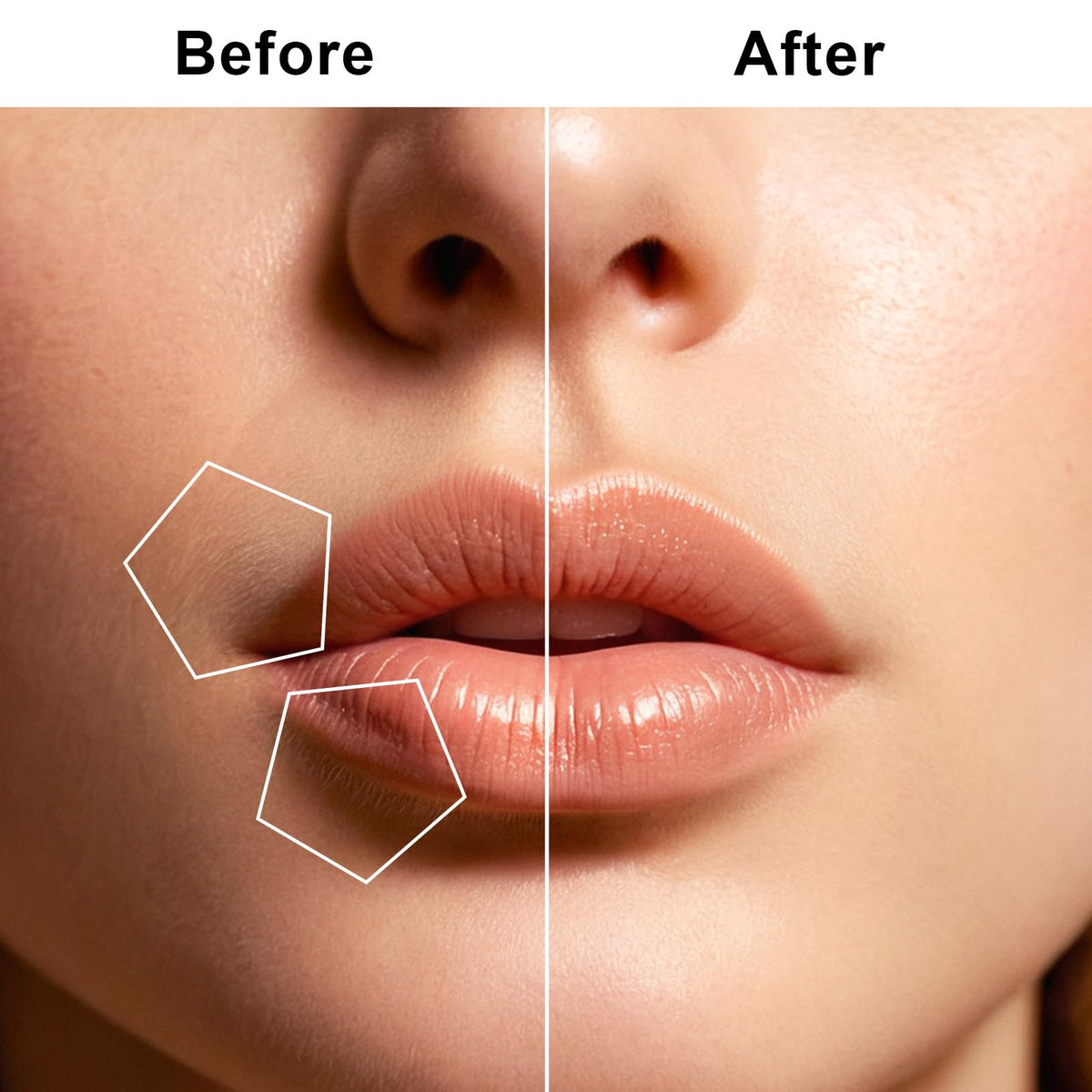 Facial Hair Removal USB Rechargeable 3 Replacement Heads D177607