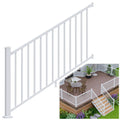 White Modular Stair Railing Kit H7582