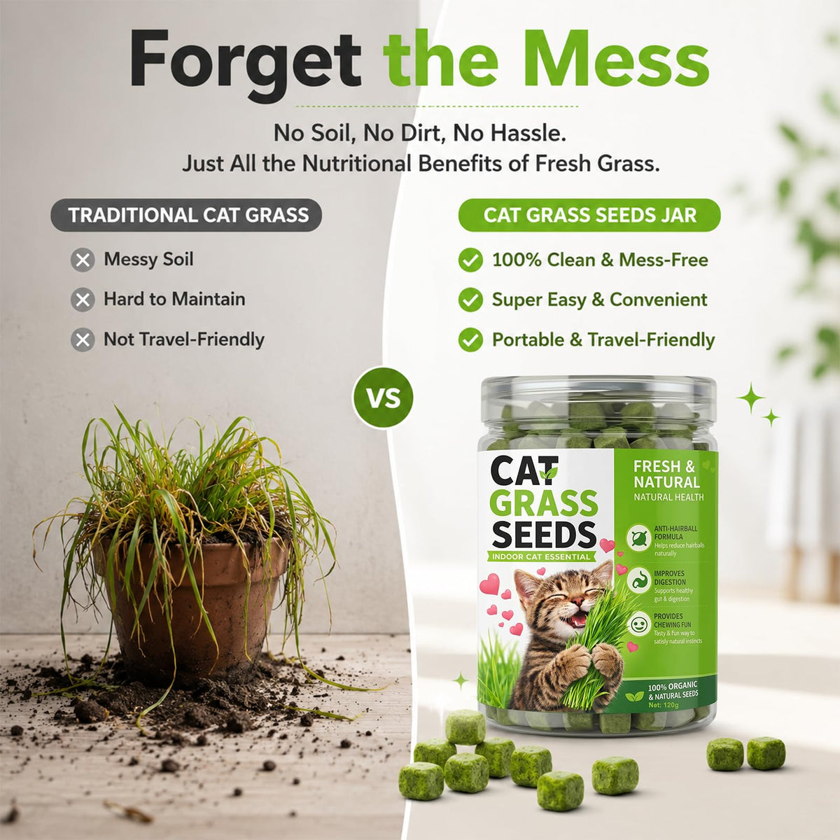 Cat Grass for Indoor Cats M101051