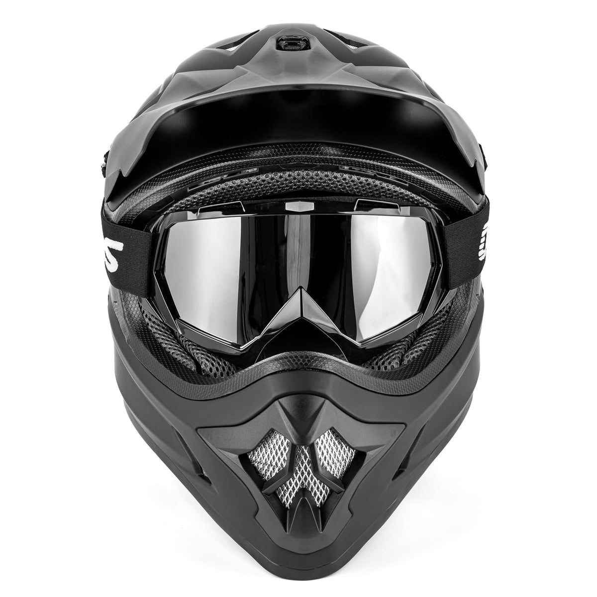 Adult ATV Dirt Bike Helmet with Goggles Gloves & Mask N106