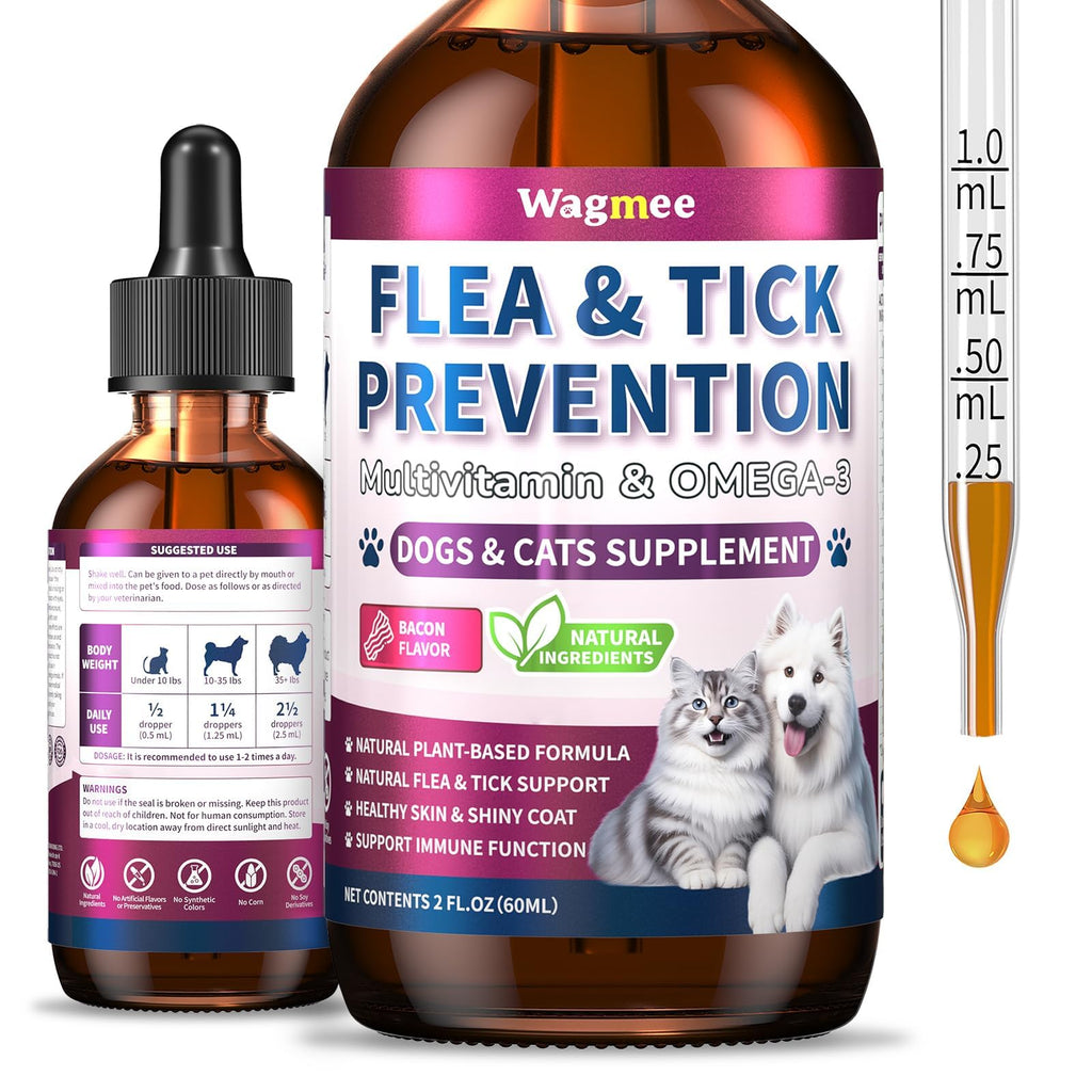 Flea and Tick Prevention for Cats & Dogs 60ml P773
