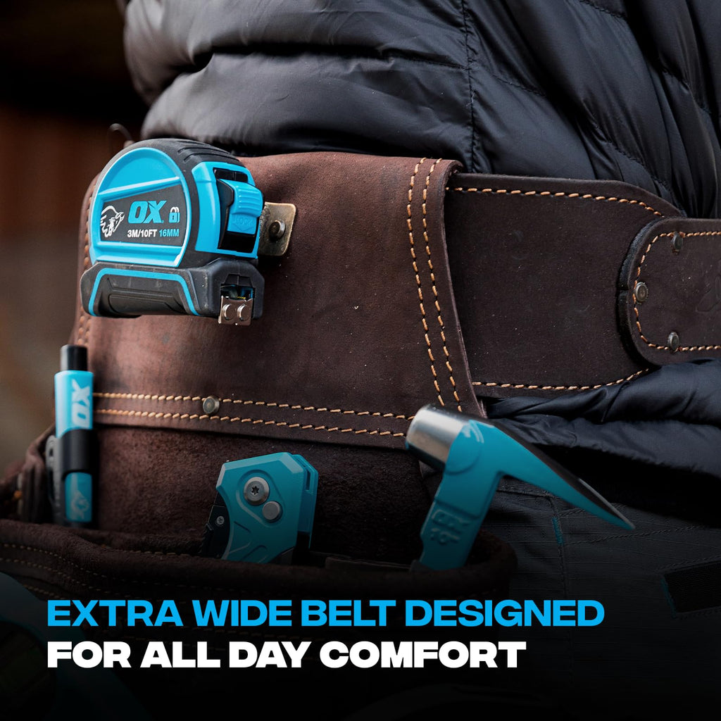 Leather Tool Belt with Suspenders Size L B10103