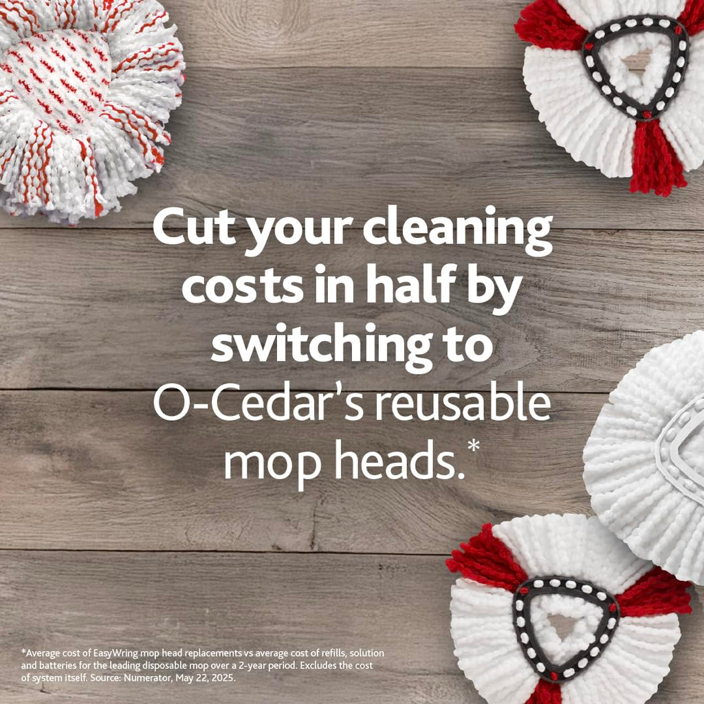 Microfiber Spin Mop & Bucket Floor Cleaning System with 2 Refills C17482