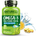 Omega 3 Fish Oil Supplement 1100mg 120 Softgels U756