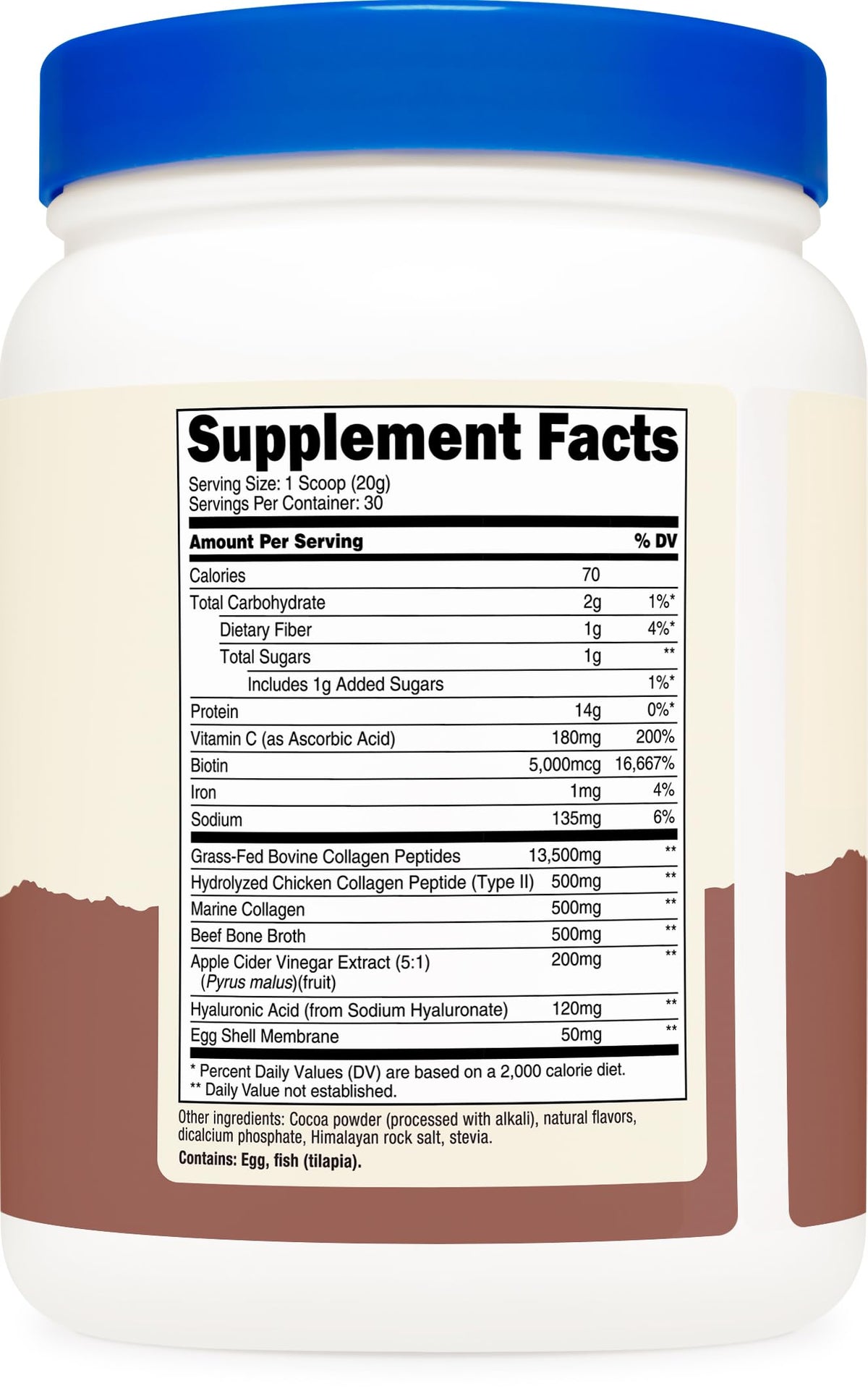 Multi Collagen Protein Powder Milk Chocolate 30 Serv P668