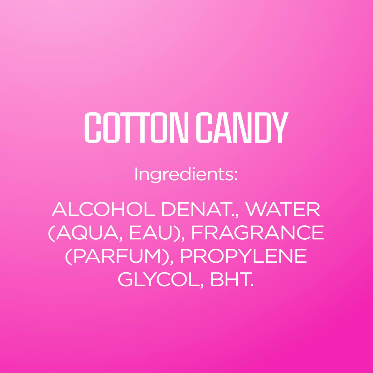 Cotton Candy Body Spray 8 Fluid Ounce B906142