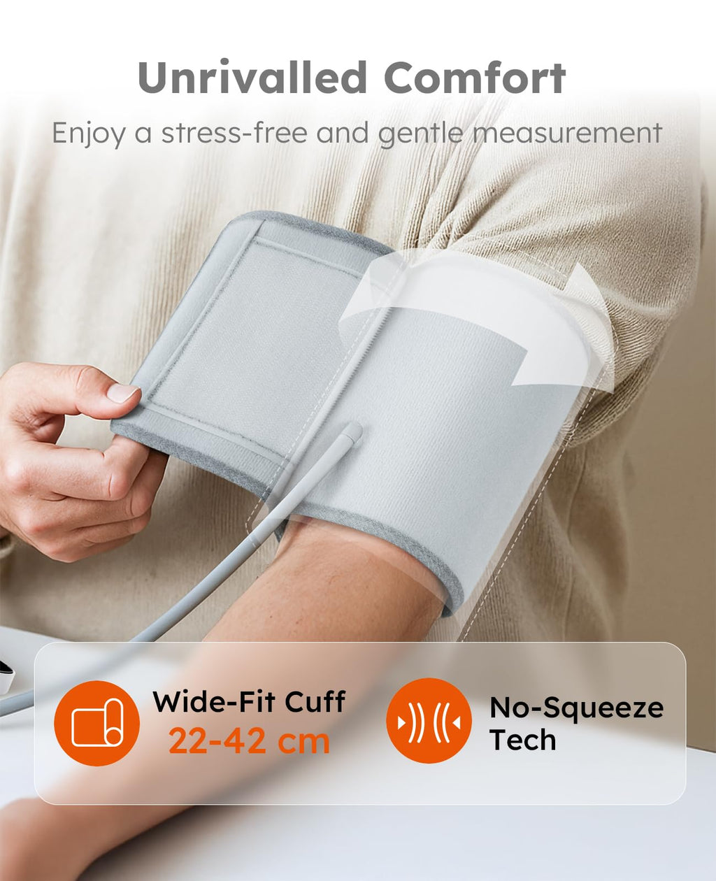 Blood Pressure Monitor with Adjustable Cuff and Carrying Case O6411