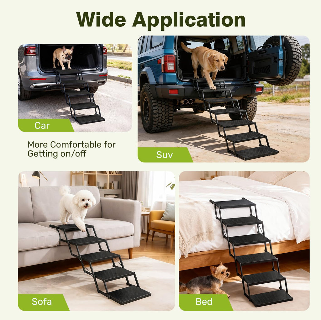 Foldable Dog Steps 7-Step Y742