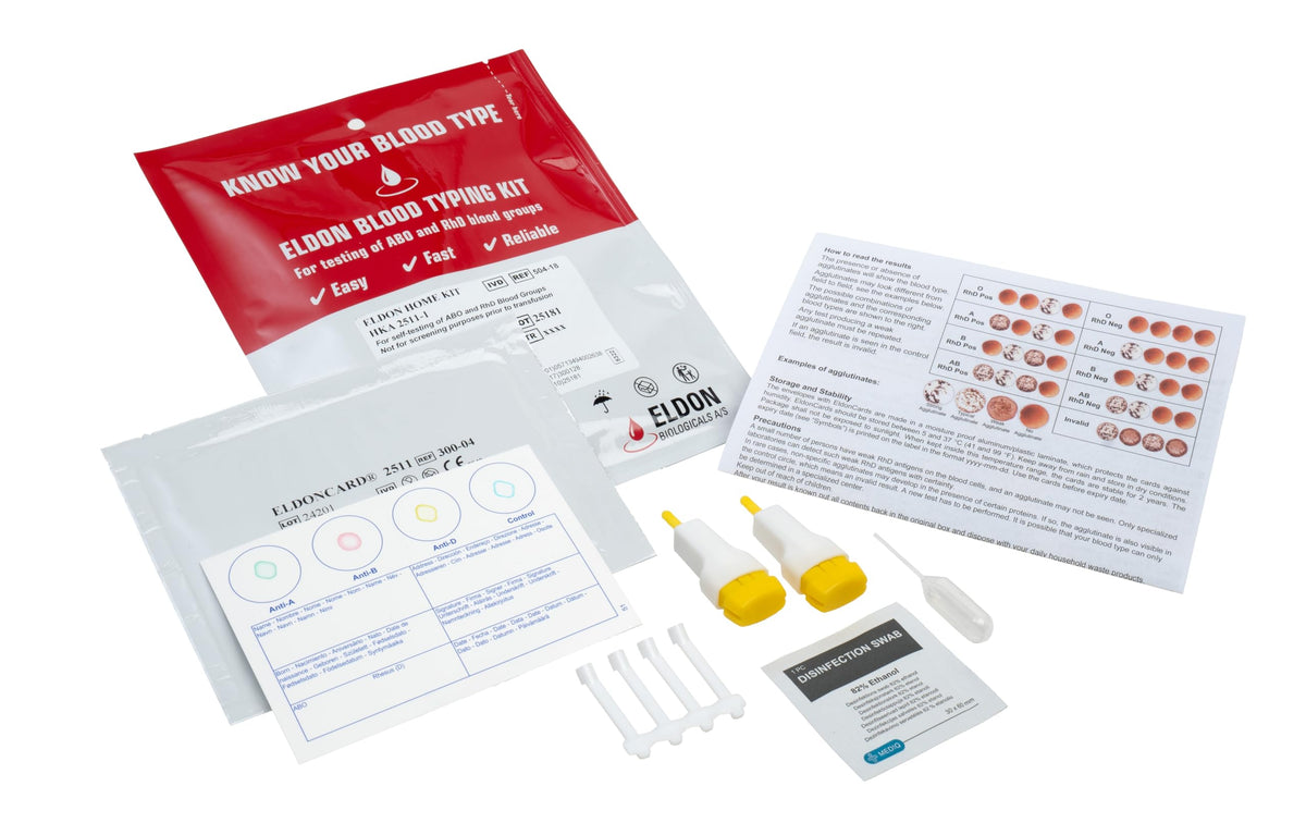 Blood Typing Kit 5 Test Pack R97977