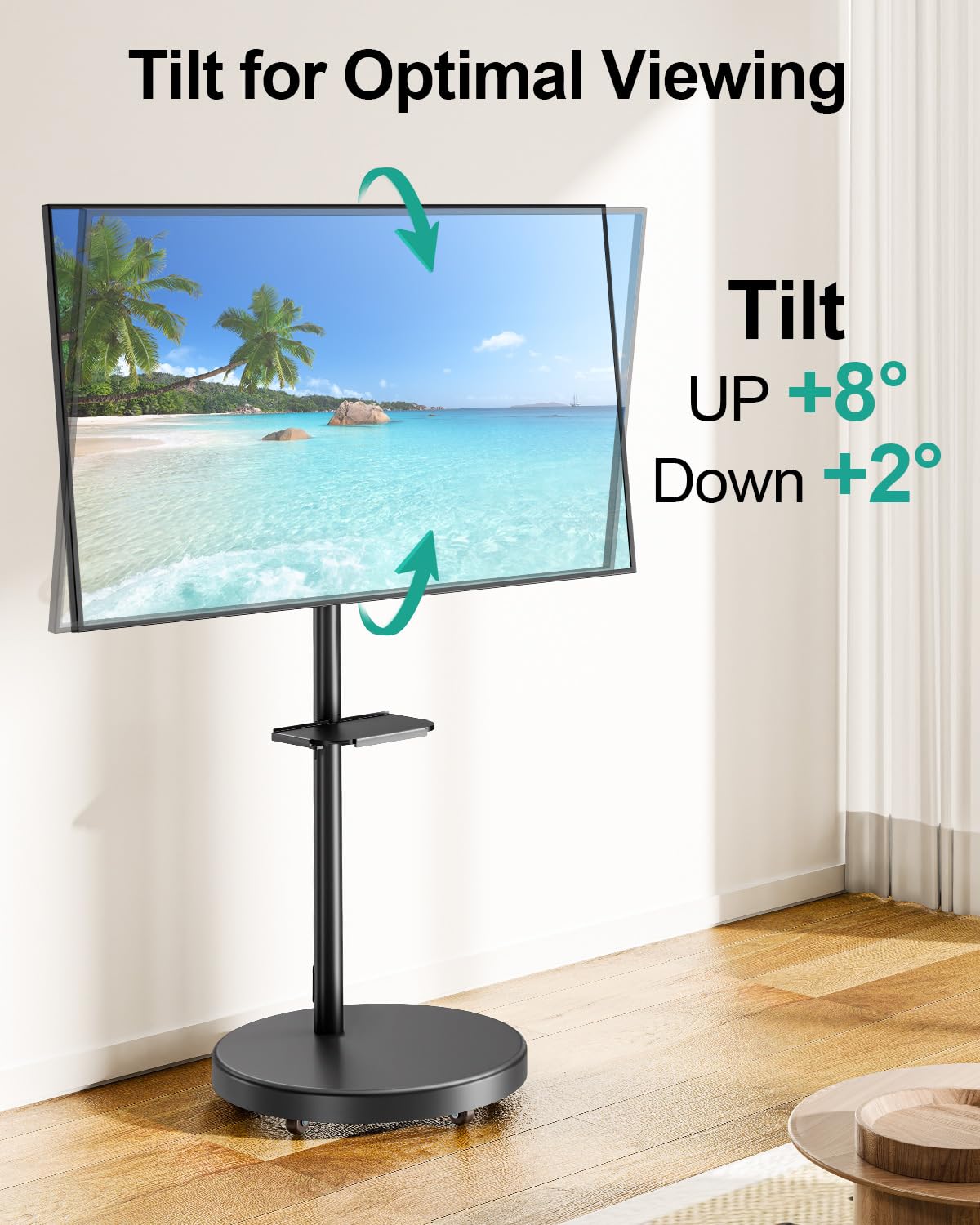 Rolling TV Stand for 26-65 inch Screens N573