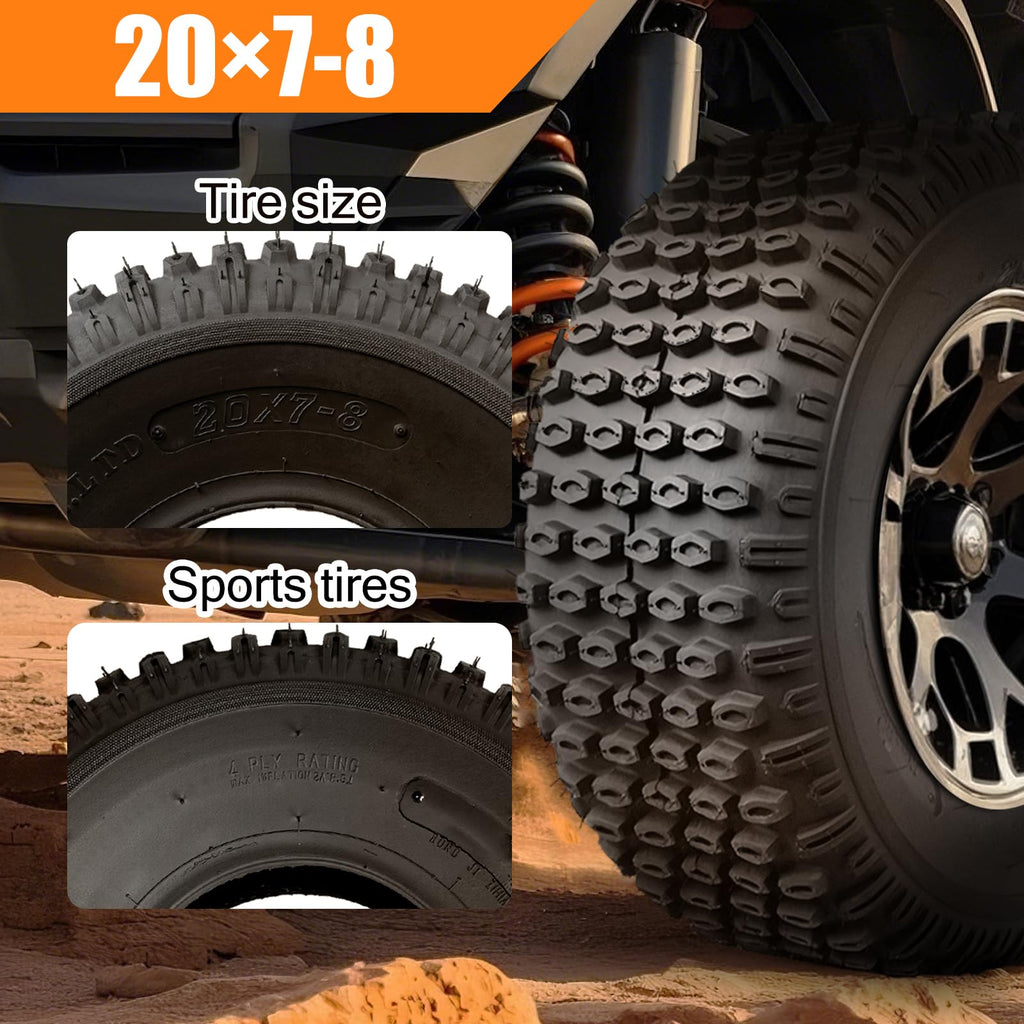20x7-8 All Terrain ATV Tires Set of 2 I945745