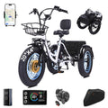 20" Fat Tire Folding Electric Tricycle 750W 48V X639