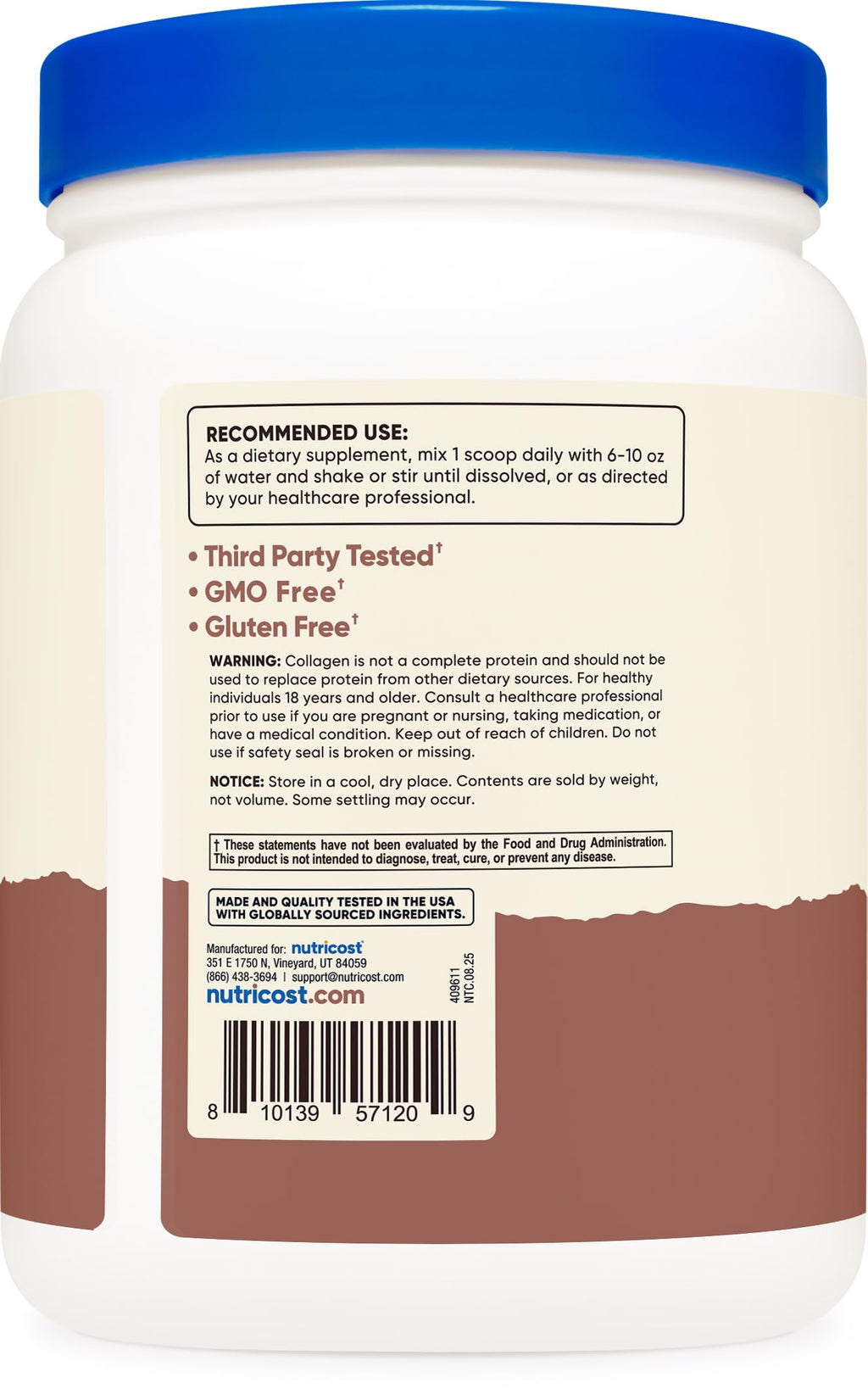 Multi Collagen Protein Powder Milk Chocolate 30 Serv P668