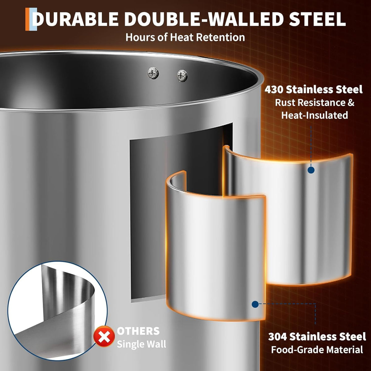 70 Cup Stainless Steel Commercial Coffee Urn B87357
