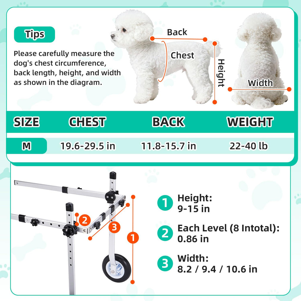 Dog Wheelchair for Back Legs L205858