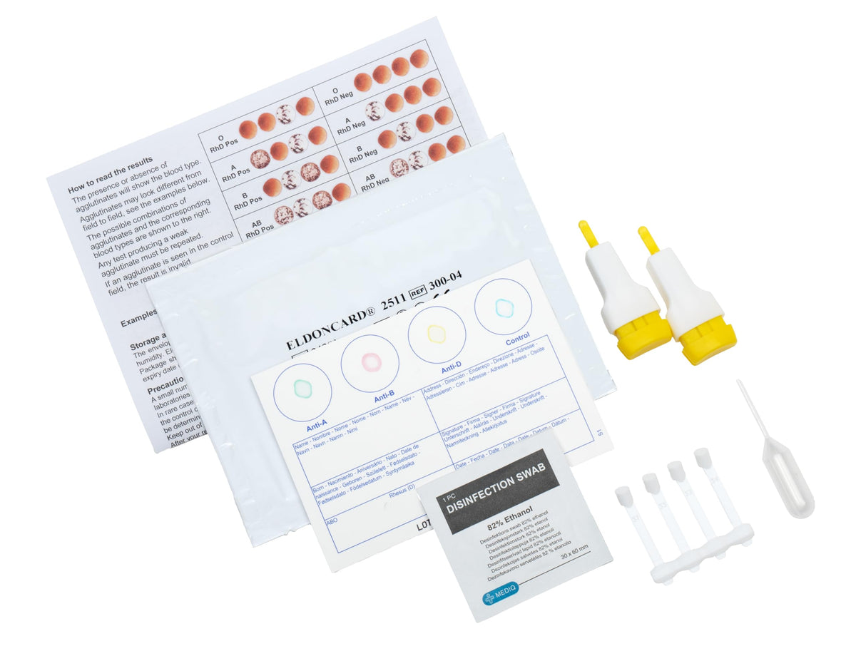Blood Typing Kit 5 Test Pack R97977