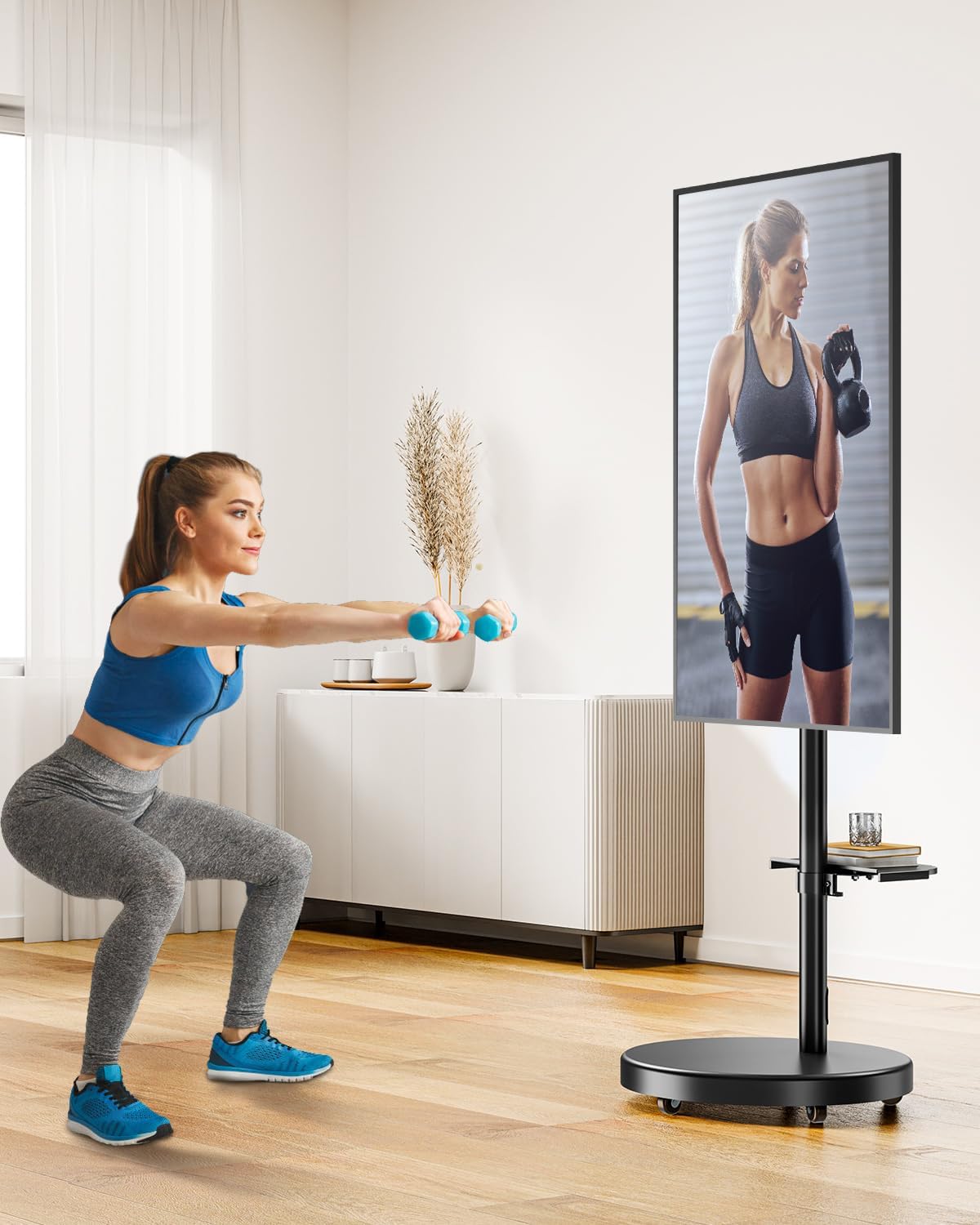 Rolling TV Stand for 26-65 inch Screens N573