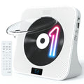 White Portable CD Player with Bluetooth A6732