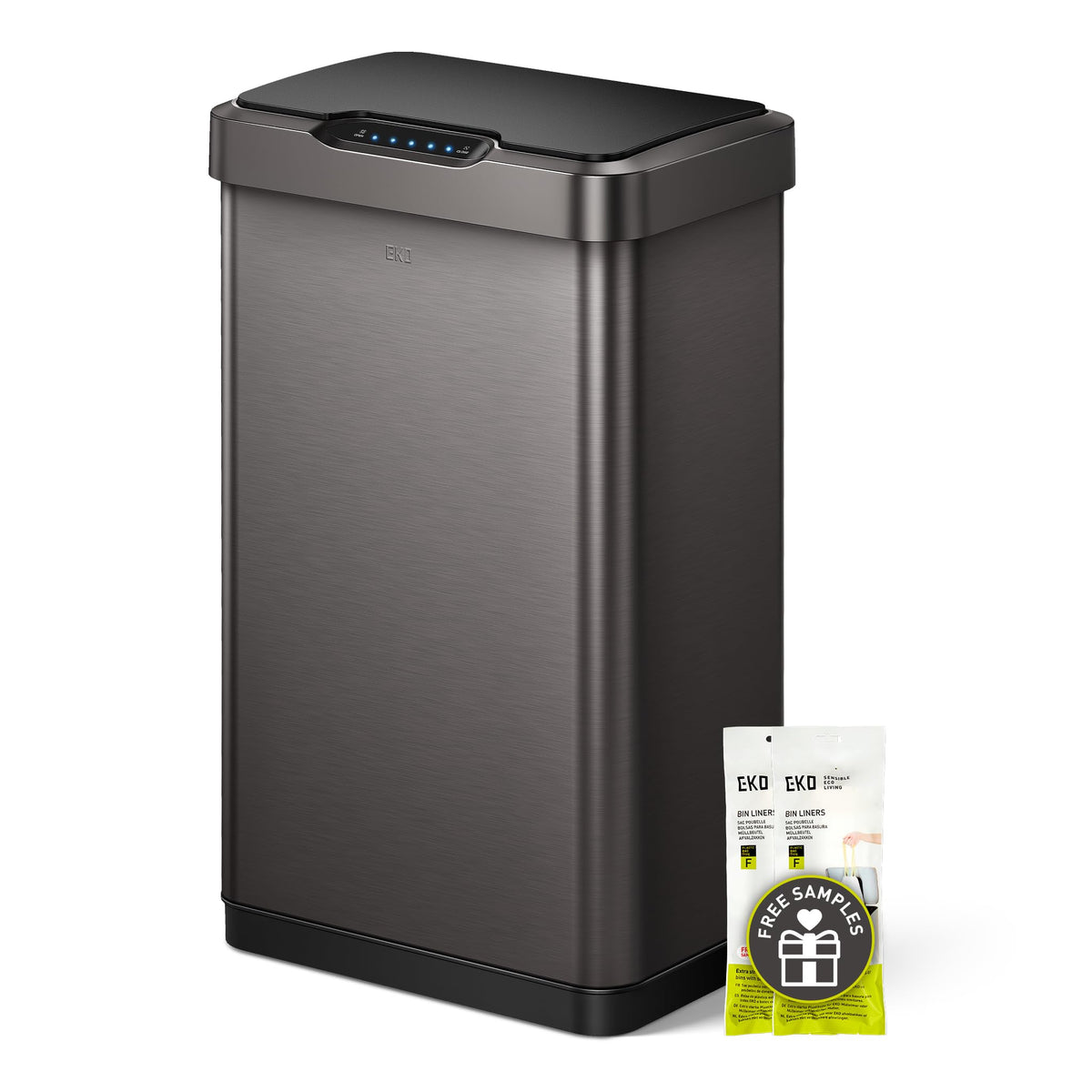 13.2 Gal Stainless Steel Motion Sensor Trash Can Z703
