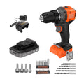 20V MAX Cordless Brushless Drill Driver with 30 Pc. Drill Bit Set F244769