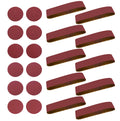4 x 36 Aluminum Oxide Sanding Belts and 6 Inch Self Stick Sanding Discs 22 Pcs M552489