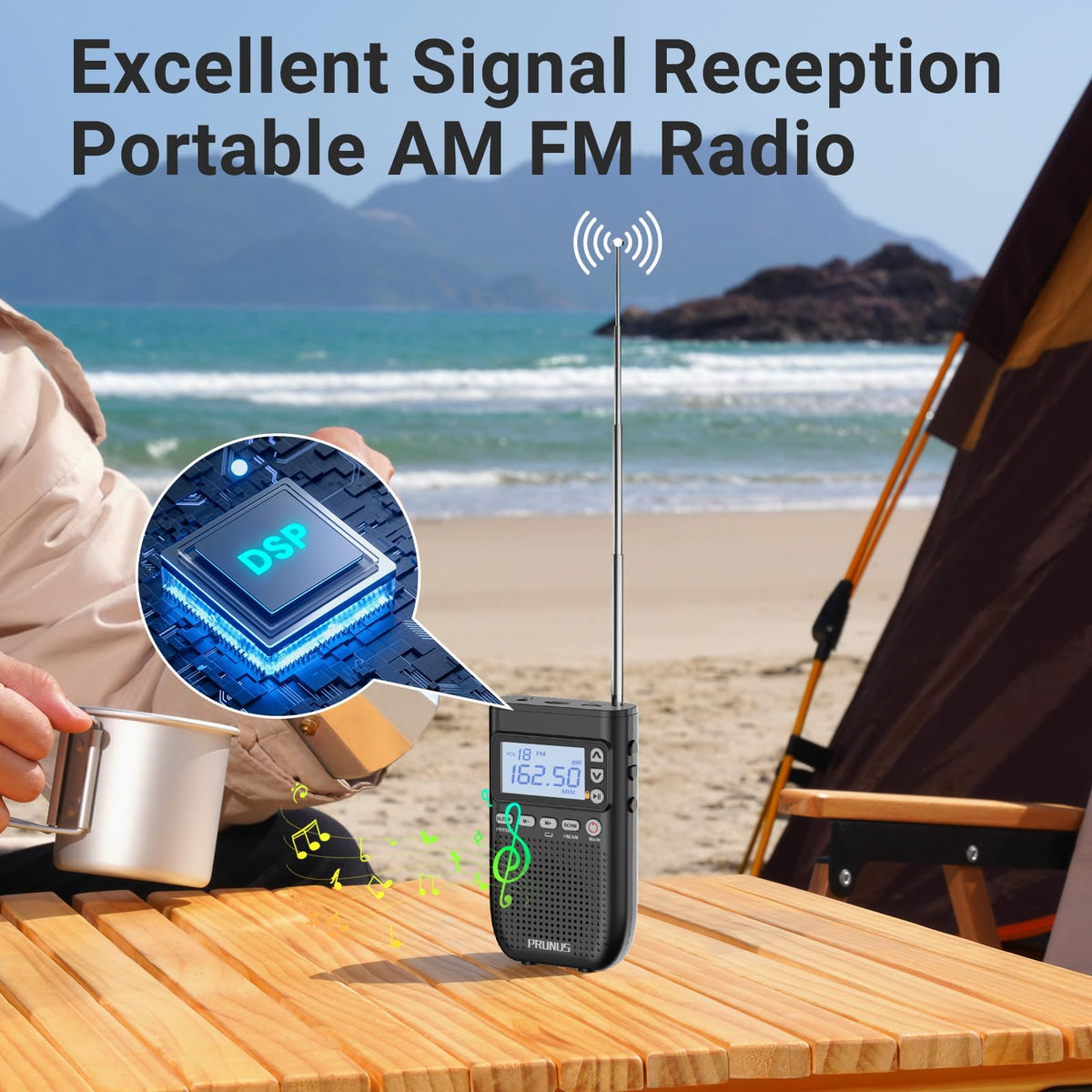 Portable AM FM Radio K816598