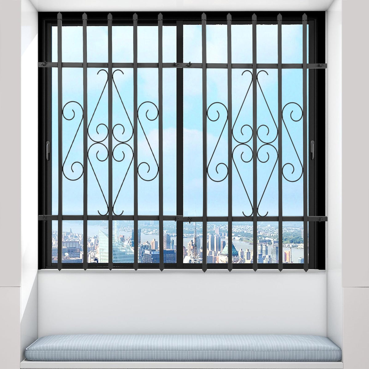 Window Security Bars Rust Resistant 24 x 36in E650