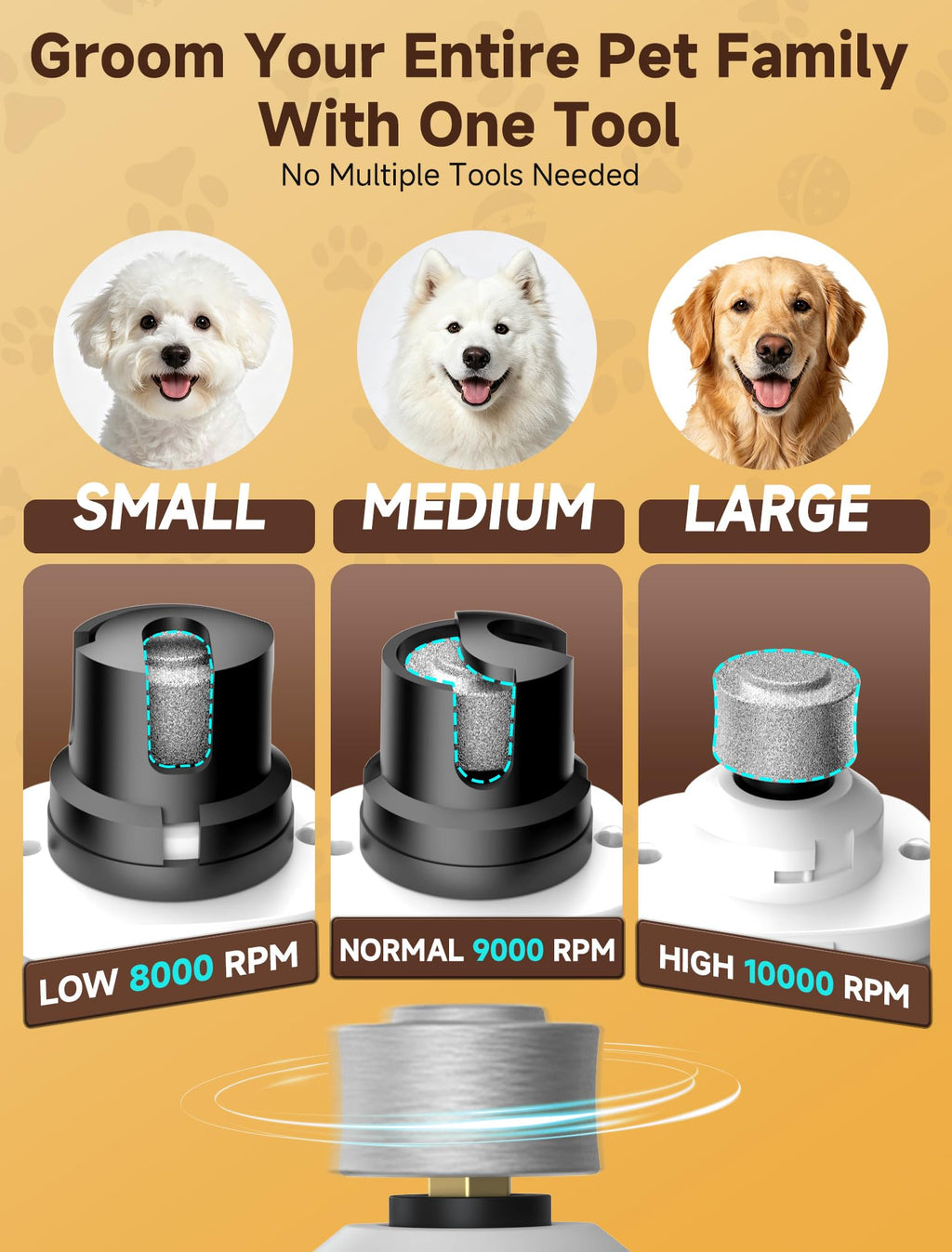 Dog Nail Grinder & Squeaky Duck Dog Toy O89312
