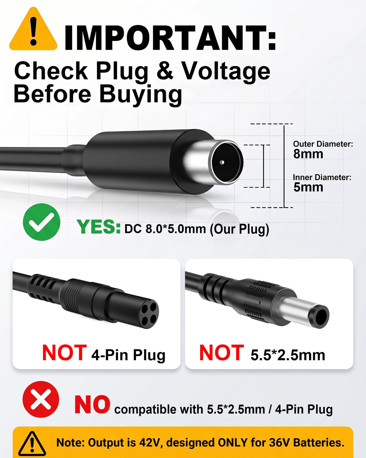 42V 1.7A Charger W71344