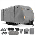 Waterproof 420D Travel Trailer Cover with Adjustable Straps G316576