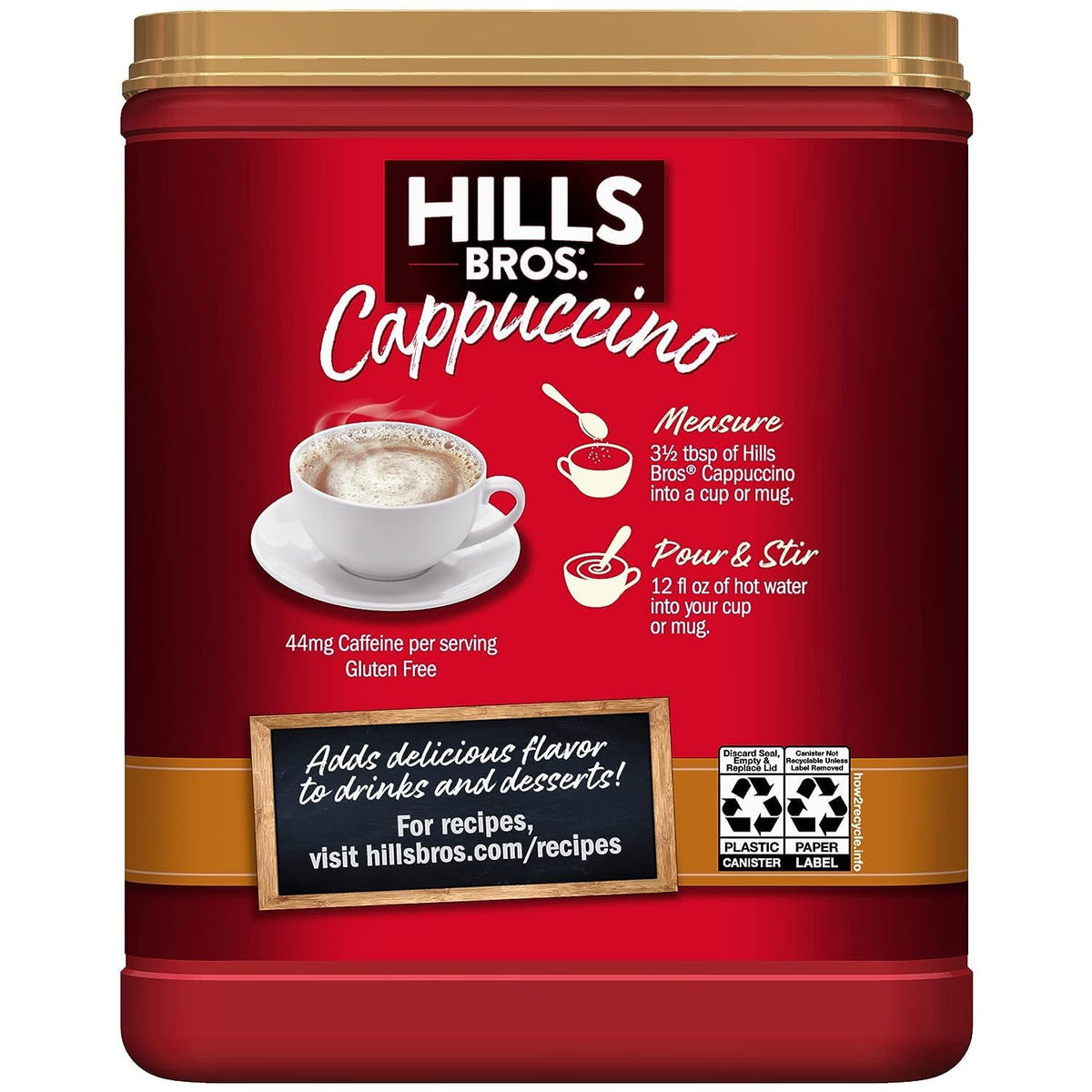 Salted Caramel Instant Cappuccino 14 oz Pack of 6 U592035
