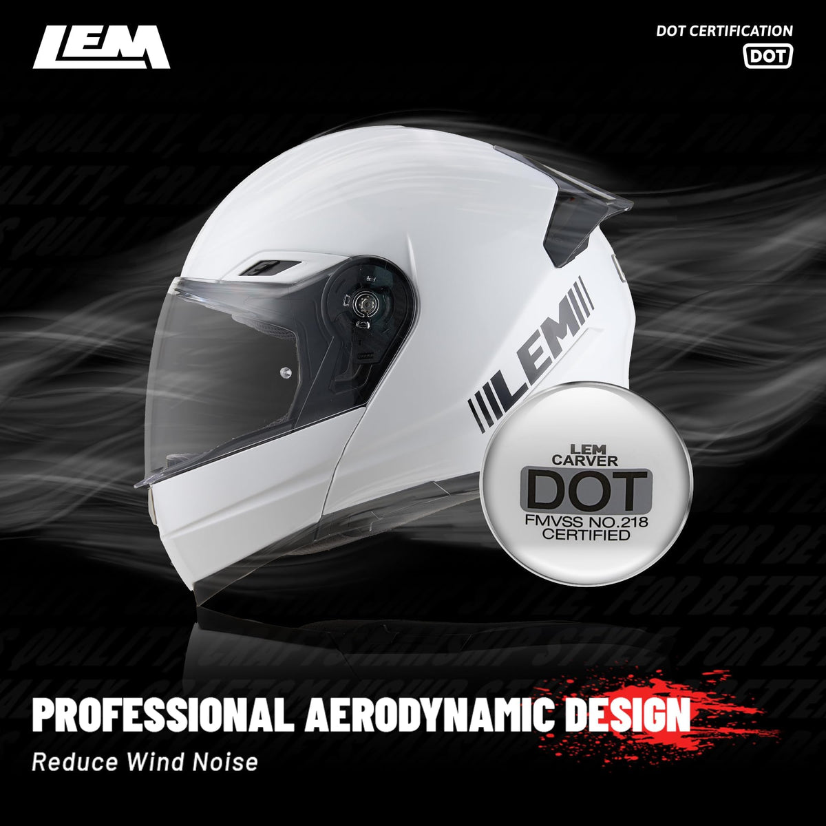 Full Face Flip Up Fiberglass Motorcycle Helmet with Sun Visor X137631