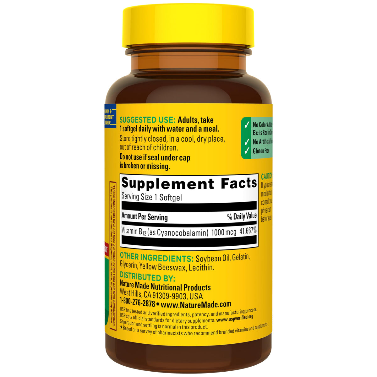 Vitamin B12 1000 mcg 150 Softgels I30444