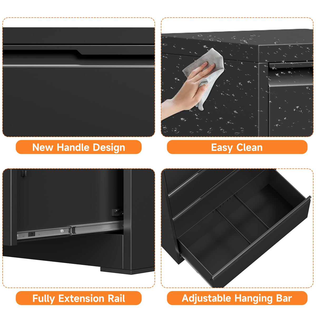 Metal File Cabinet with Lock, 2 Drawer Z8021