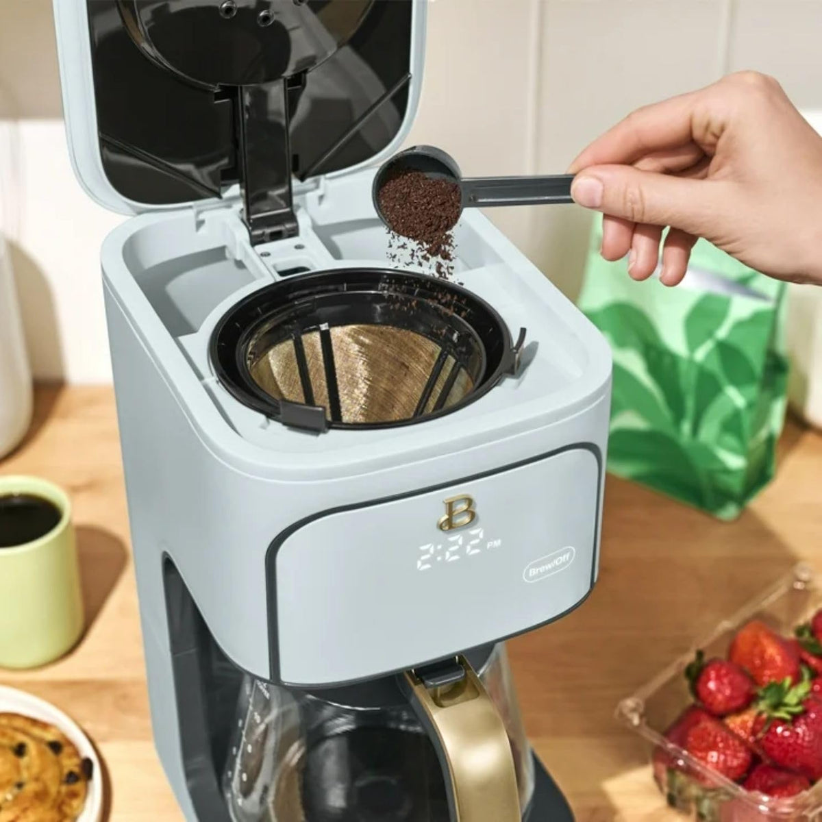 12-Cup Programmable Drip Coffee Maker with 24h Timer X87150