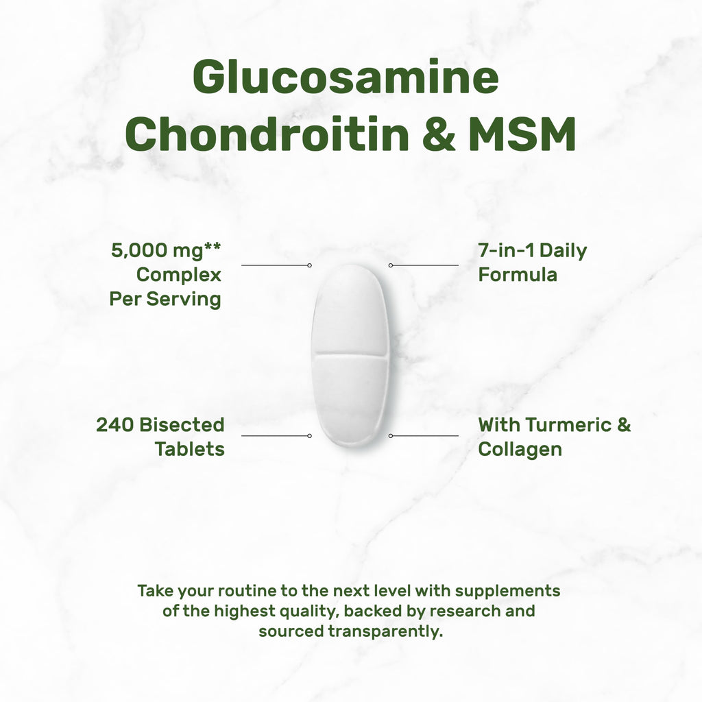 Glucosamine Chondroitin & MSM Complex 240 Tablets J72644