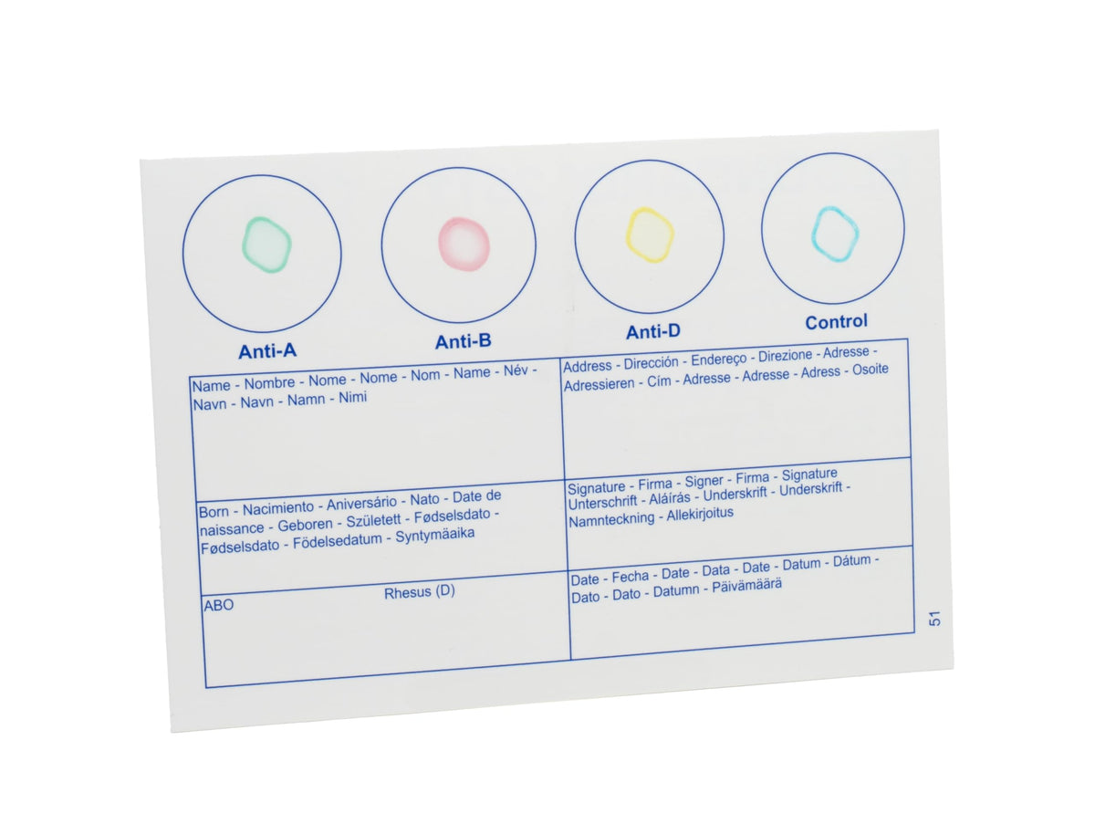 Blood Typing Kit 5 Test Pack R97977