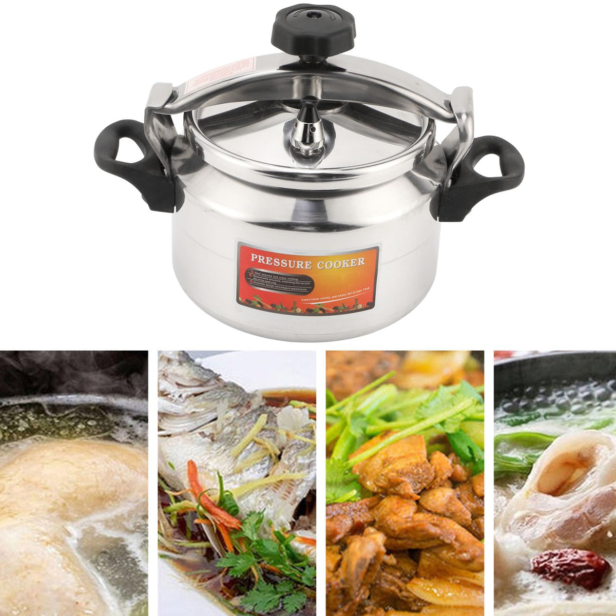 3L Stainless Steel Pressure Cooker L74569